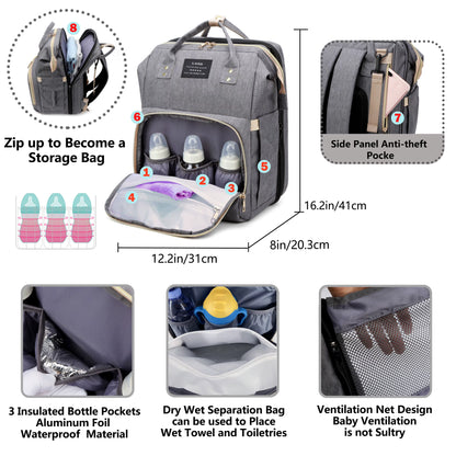 Teeny Traveler Compact Diaper Backpack