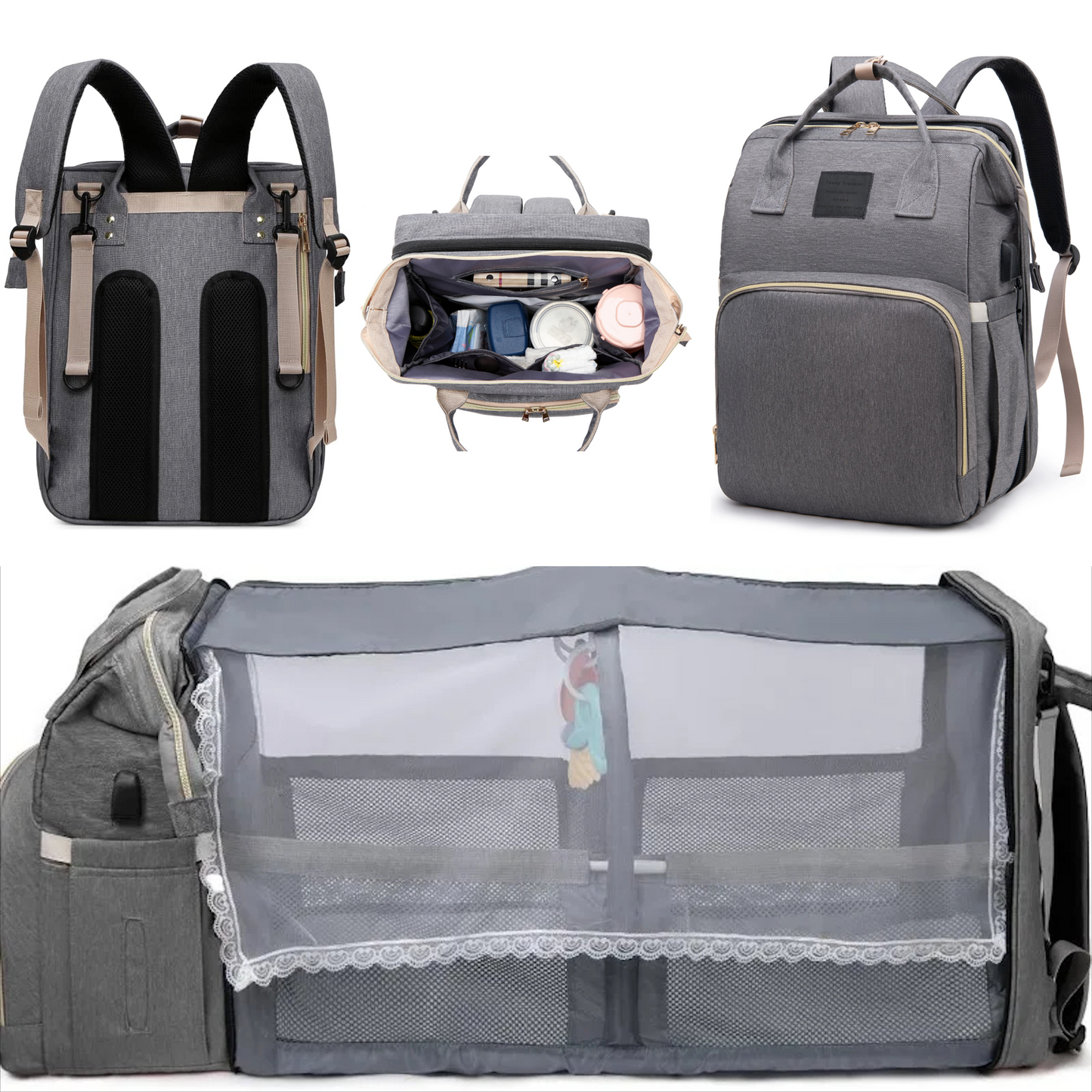 Teeny Traveler Compact Diaper Backpack